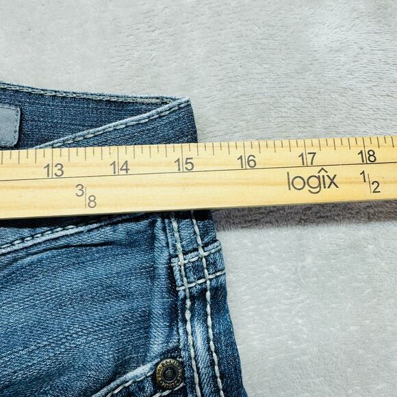 BKE Jeans Men 30L (30x31) Jake Straight Leg Medium Wash Preppy Y2K Stretch Denim - Picture 10 of 15